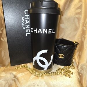 Chanel Black and Gold Accessory Set